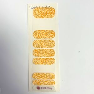 Jamberry Sunny Lotus partial sheet
